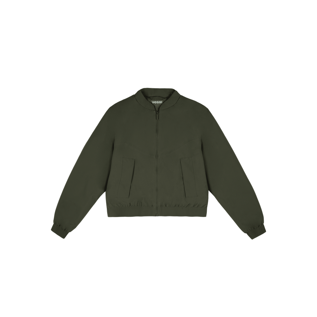 Women's Mist Bomber Jacket - Dark Moss