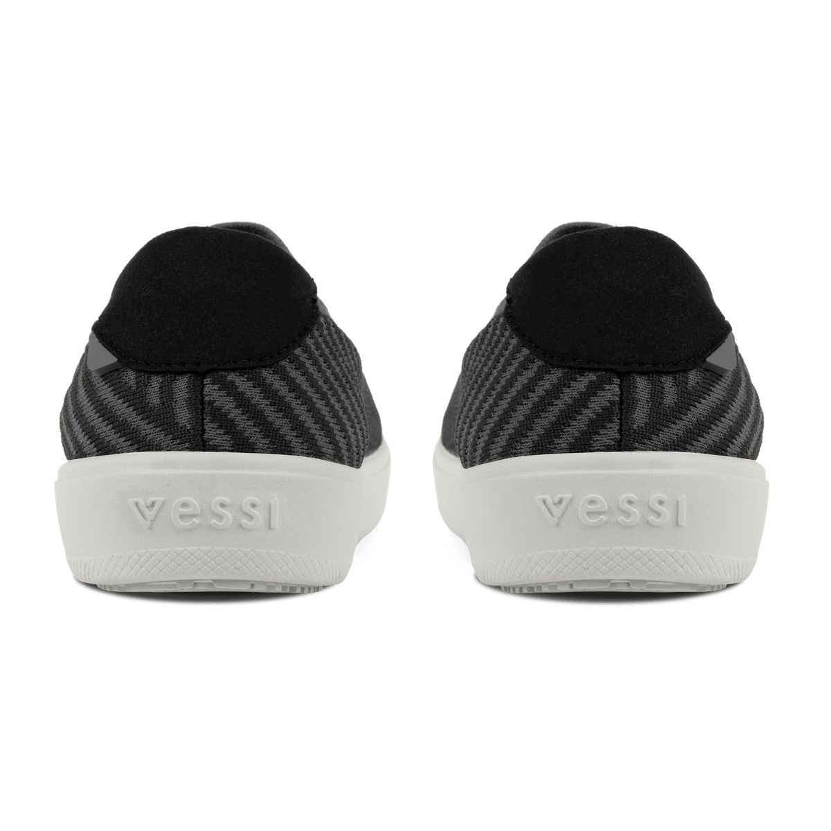 Women's Boardwalk Slip-On - Dark Grey/Black Zigzag
