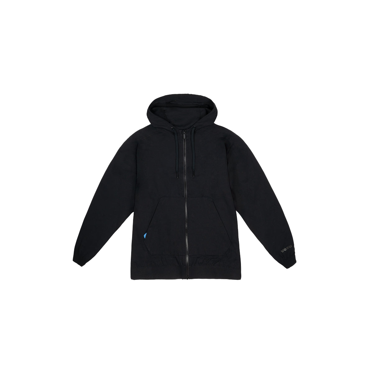 Men's Coastal Hoodie Full Zip - Black