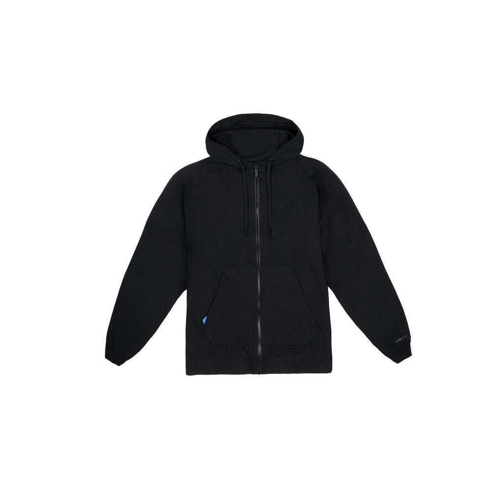 Women's Coastal Hoodie Full Zip - Black