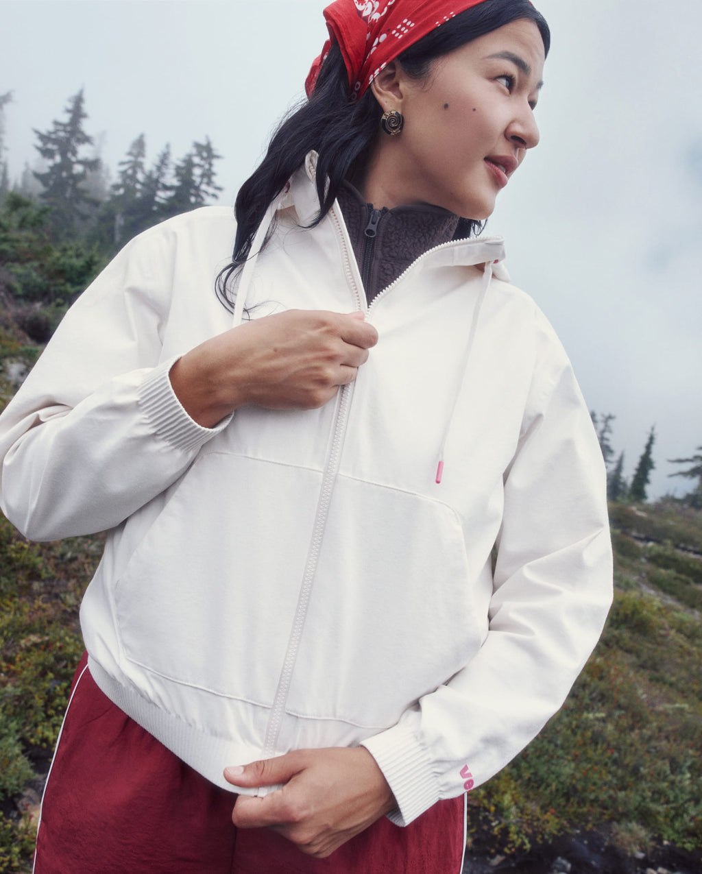 Women's Coastal Hoodie Full Zip - Meadow
