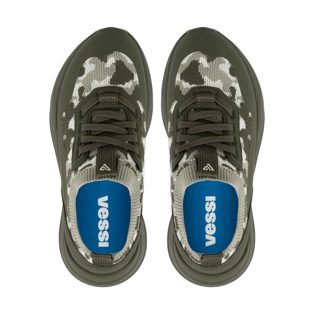 Men's Stormburst Low Top - Dark Olive Camo