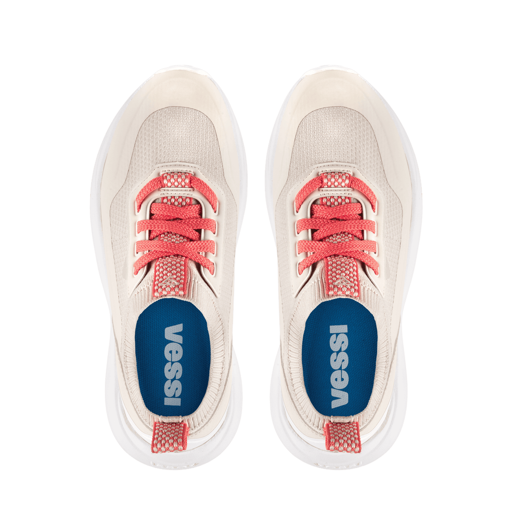 Women's Stormburst Low Top - Shell/Hyperpink