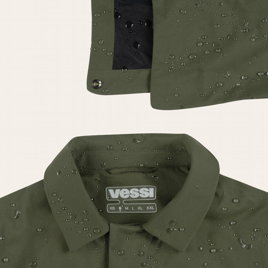 Men's Trinity Rain Jacket - Dark Moss