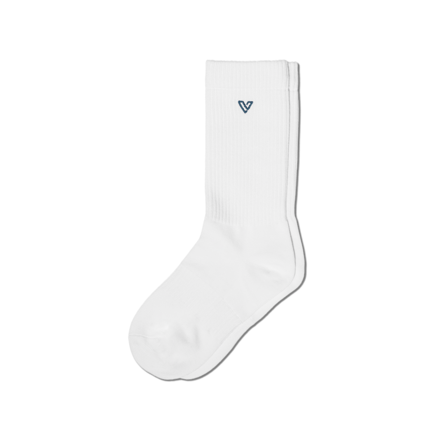 Lifestyle Crew Socks - White